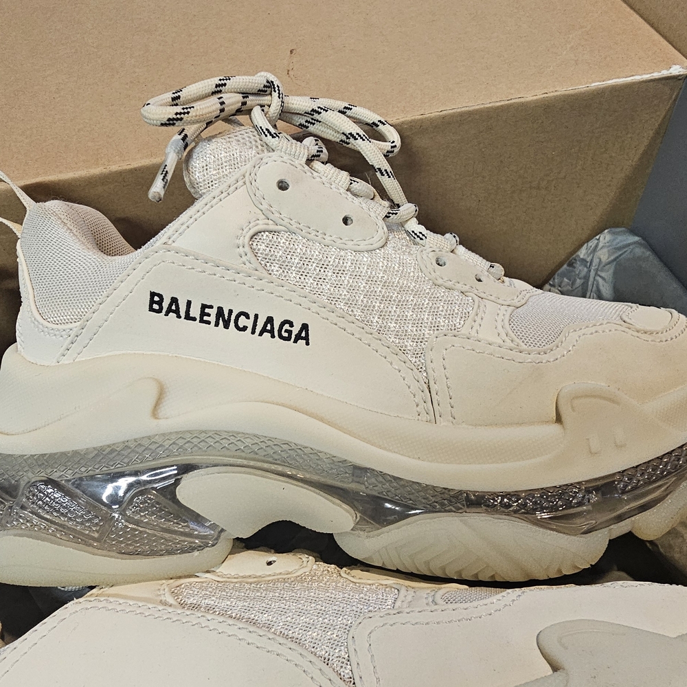 Balenciaga Cream Sneakers
